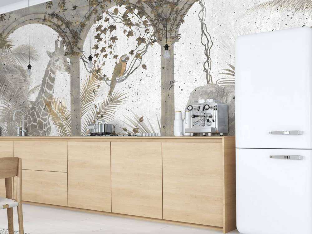 Verlaten gebouw in de jungle