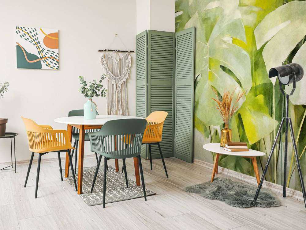 Lush green monstrea jungle vibes
