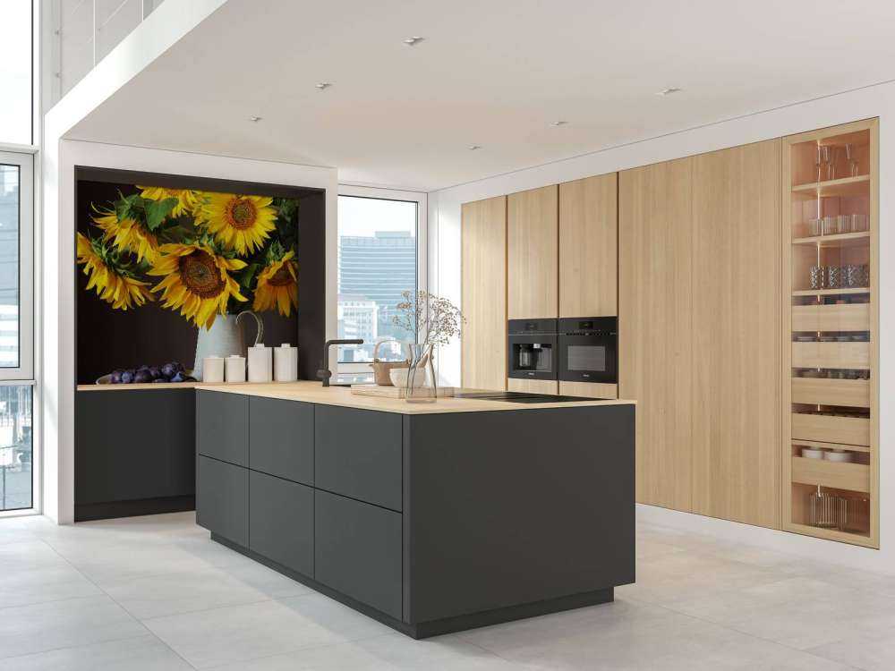 Zonnebloemen en bessen