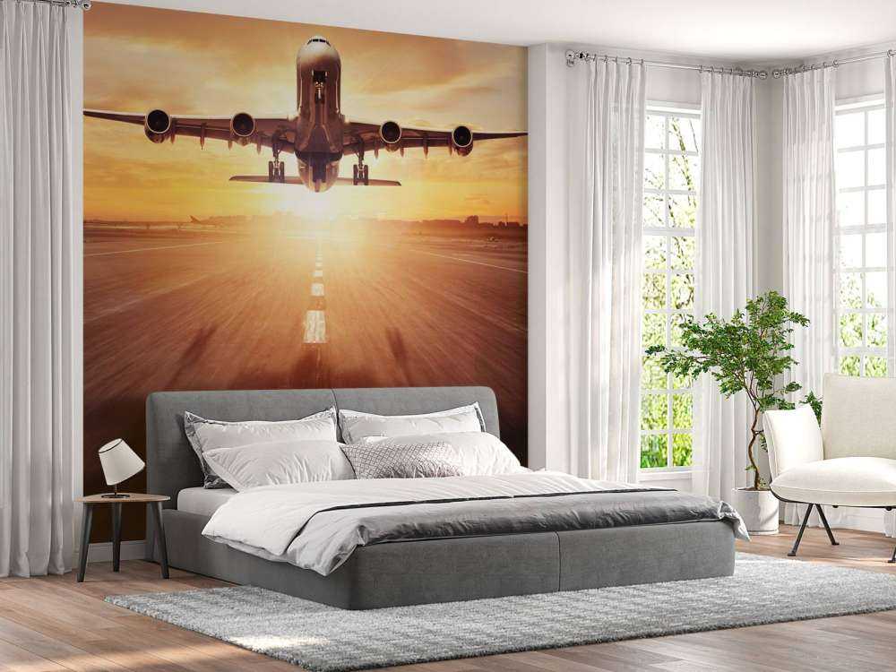 Fotobehang vliegtuig