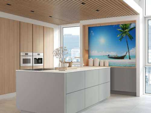 Onbewoond eiland en een boot