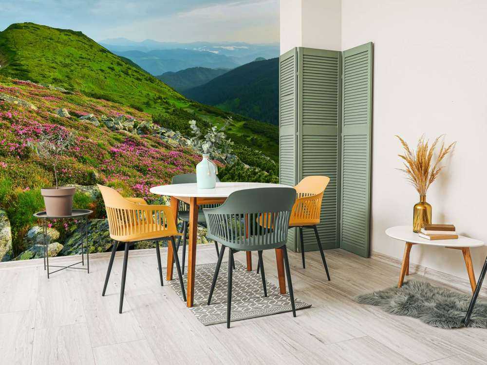 Rododendrons in de bergen