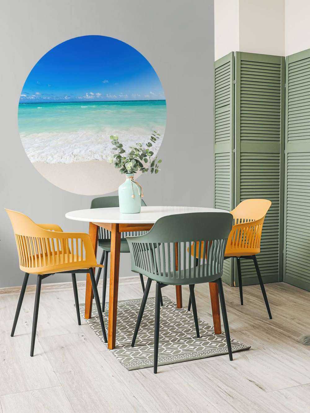 Witte strand en golven