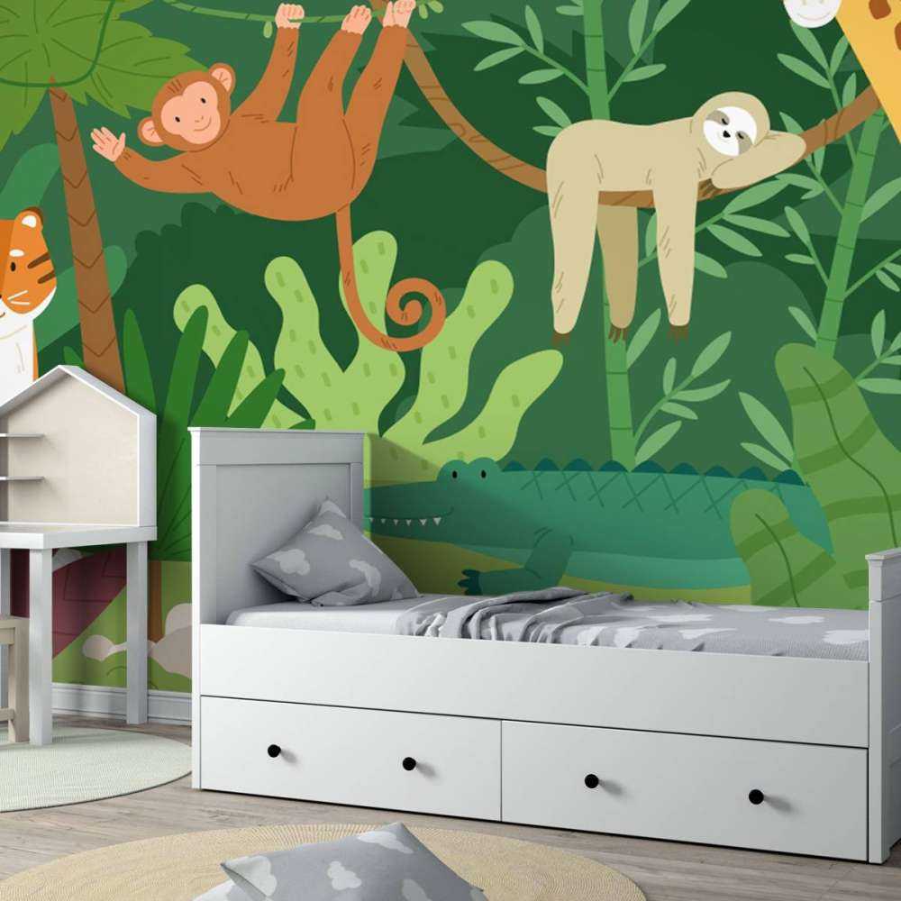 Blije jungle dieren