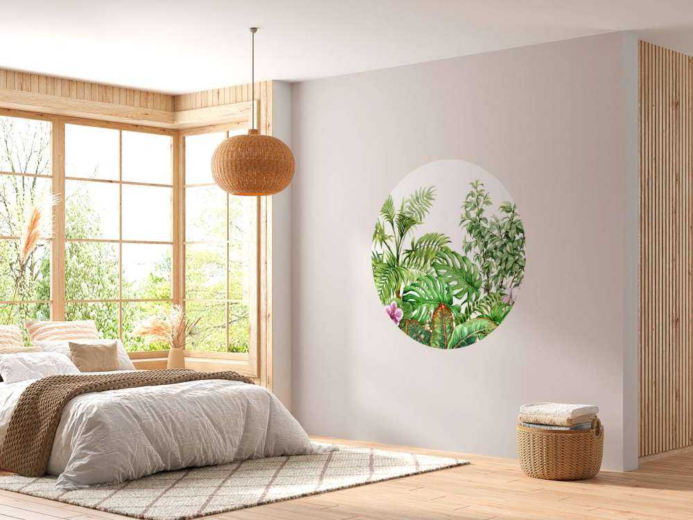 Tropische planten van waterverf