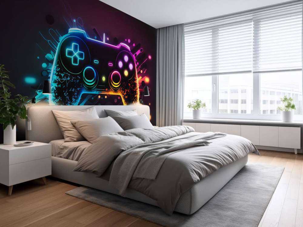 Neon Gaming Explosion
