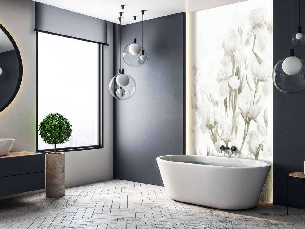 Irises Dance Seamless Light Sepia