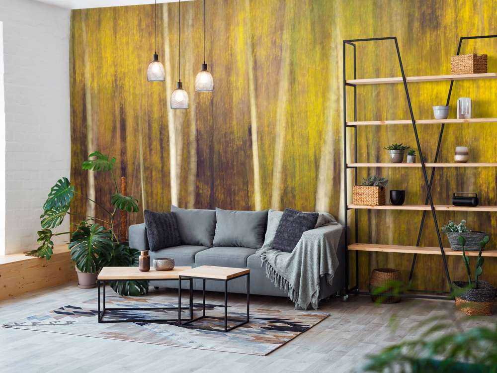 Herfstbos in Beweging