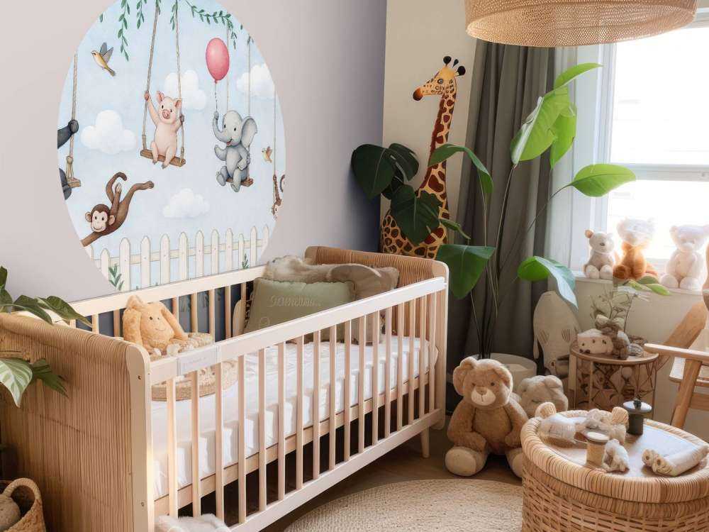 Dierenvriendjes in de speeltuin