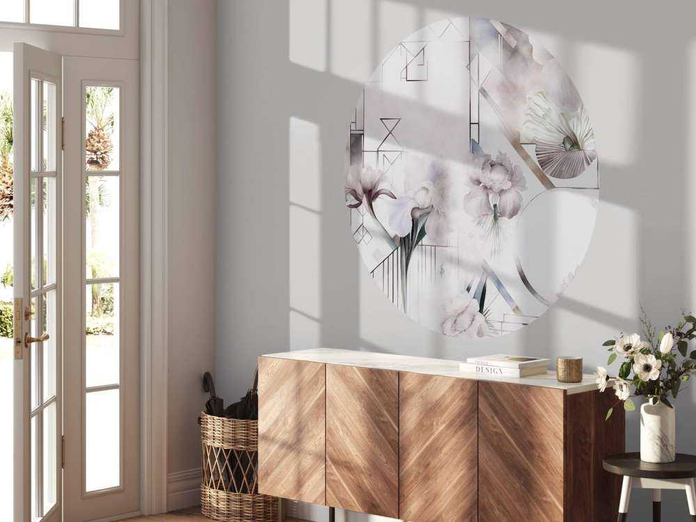 Watercolor Geometry Beige