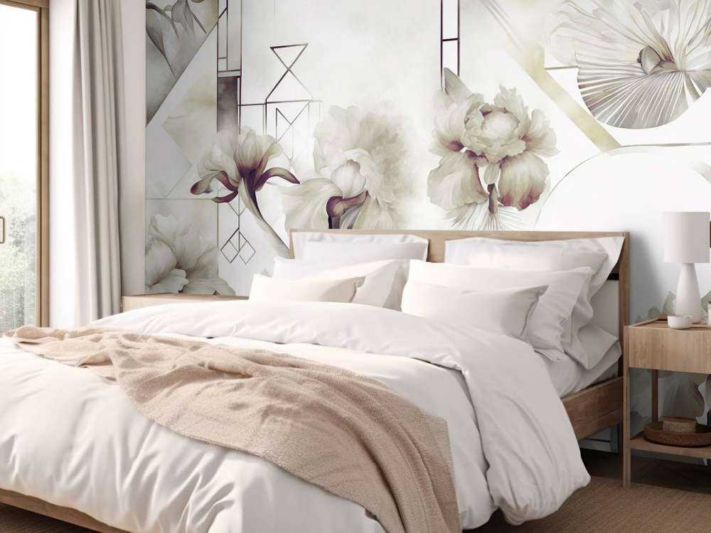 Watercolor Geometry Green