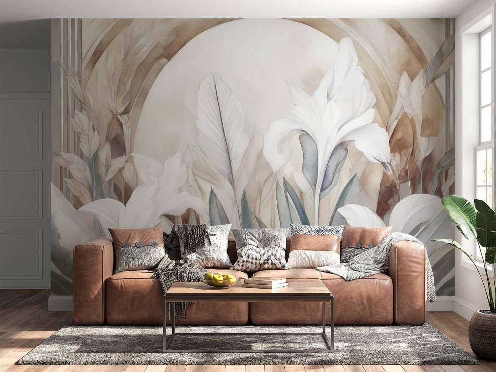 Irises at Sunrise Grey