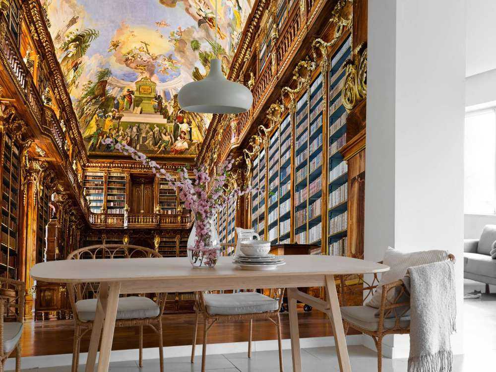 Historische Bibliotheek in Warm Hout