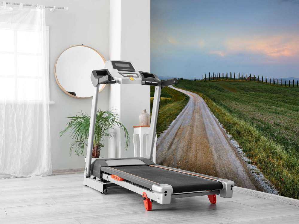 Weggetje door Italiaans landschap