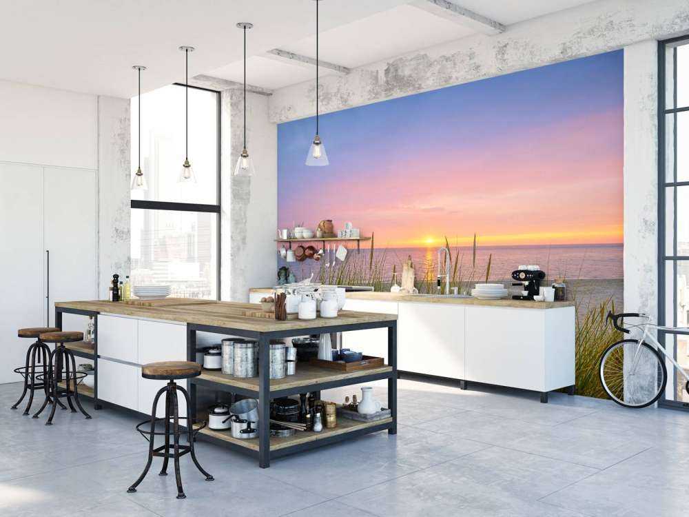 Zonsopgang aan de kust