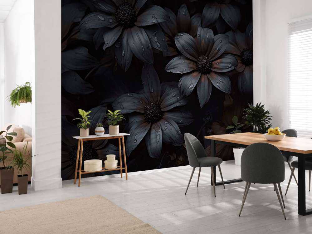 Opulent flower reverie dark mood