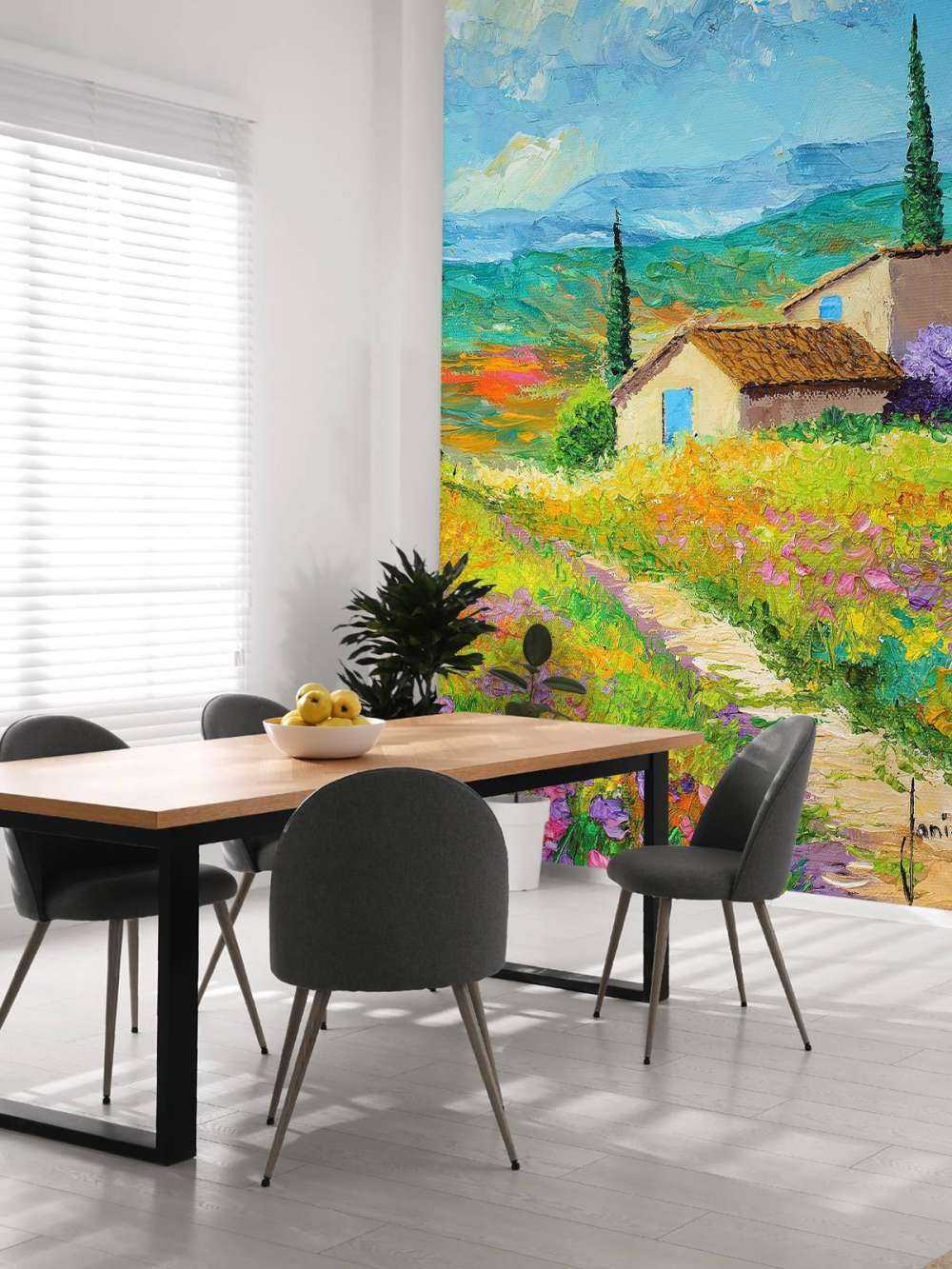 Provencal hilltop house