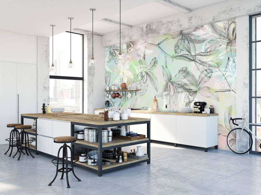 Watercolor Orchid Harmony