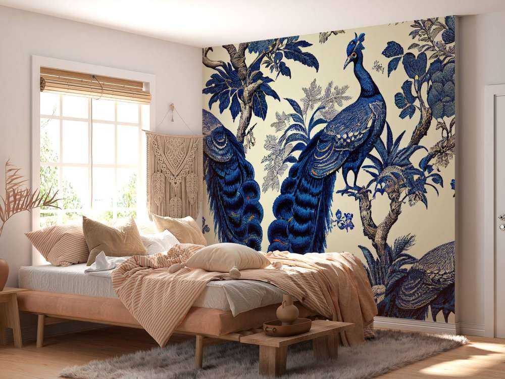 Koninklijk Blauwe Pauwpracht
