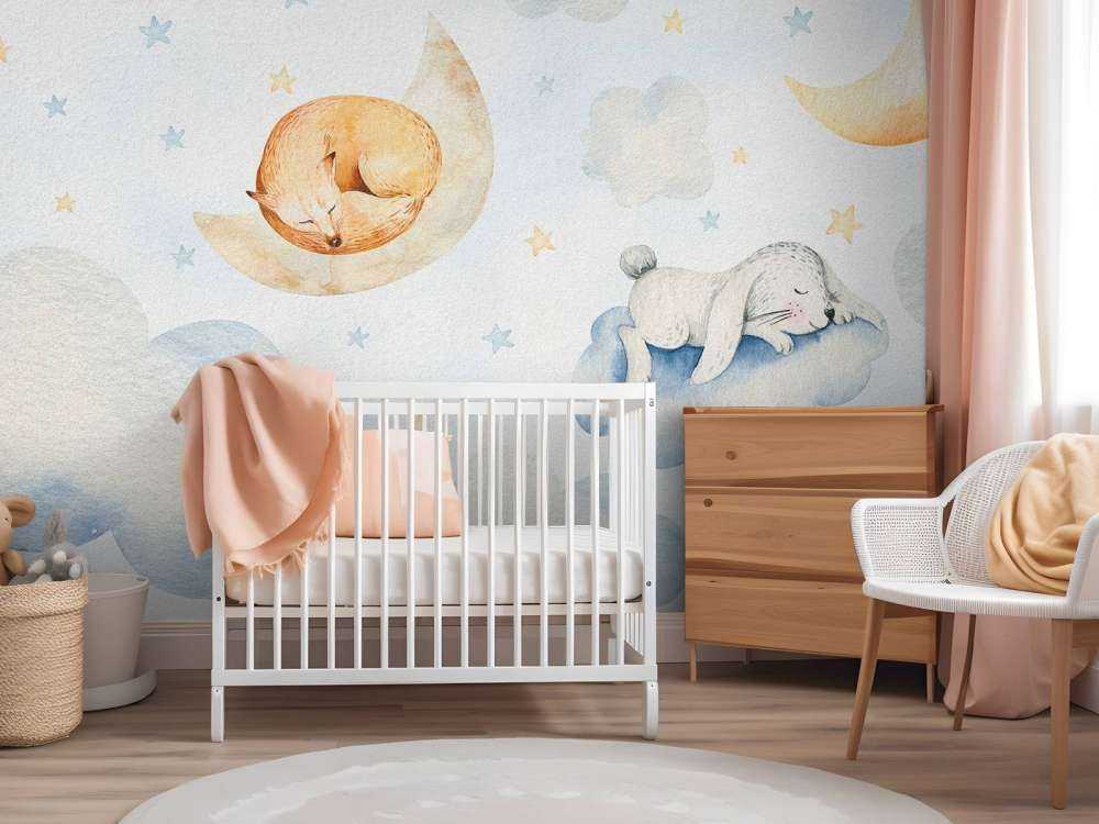 Slapende vrienden in de wolken