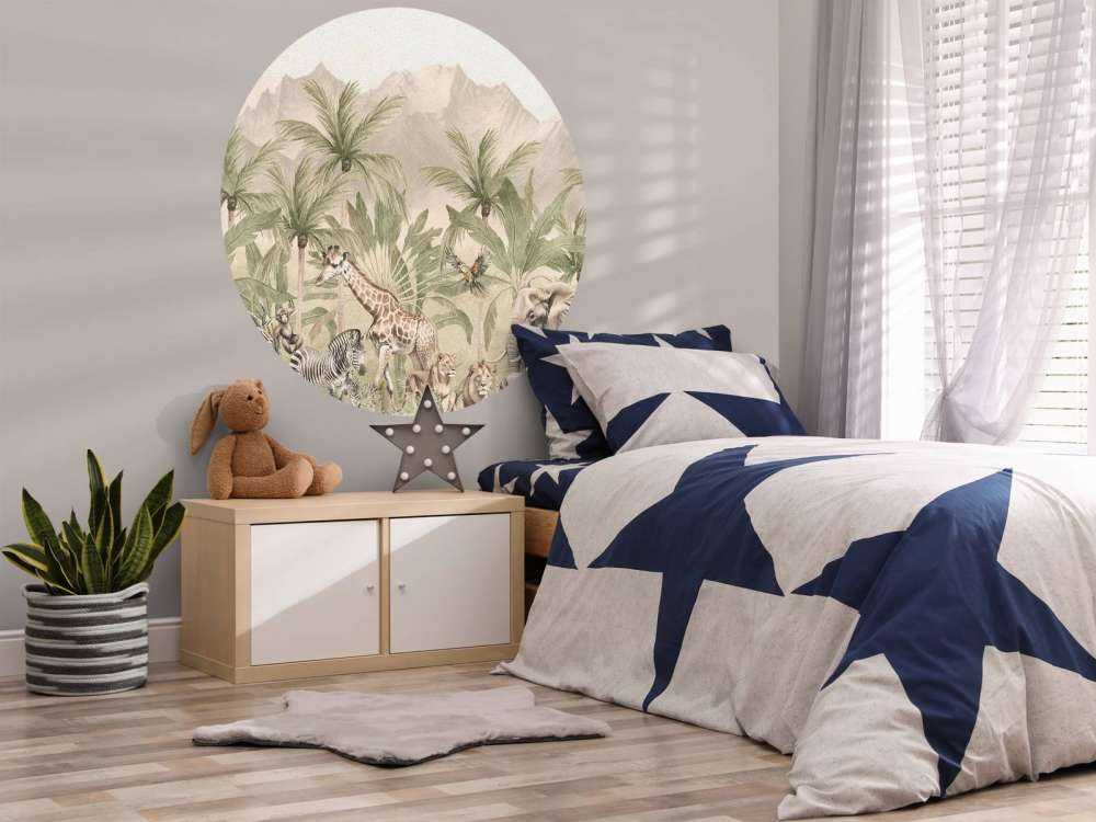 Berglandschap met dieren