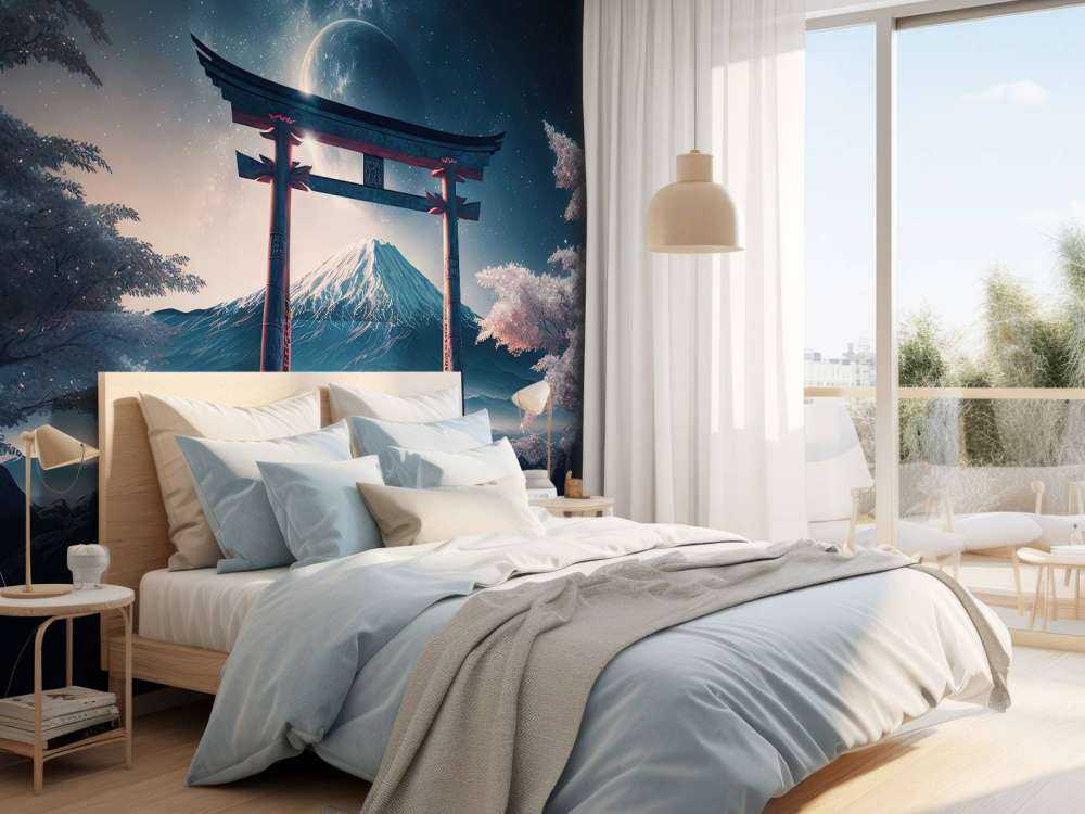 Fuji berg illustratie