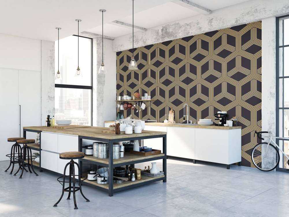 Illusie patroon art deco