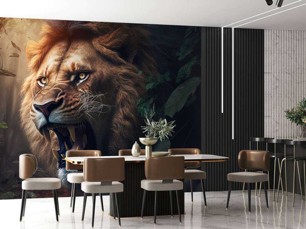 Leeuw in de jungle