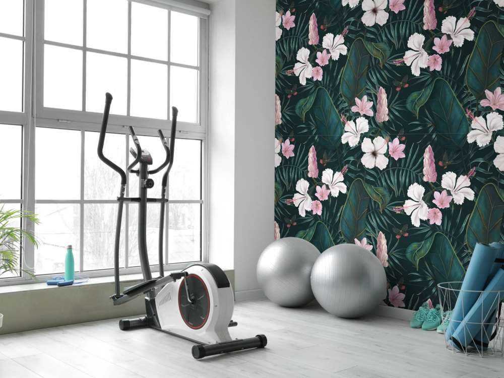 Tropische bloemen patroon