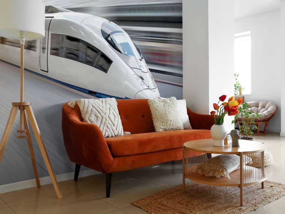 Witte hogesnelheidstrein