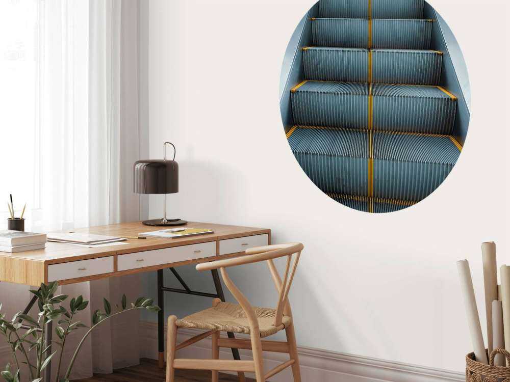 Roltrap van dichtbij