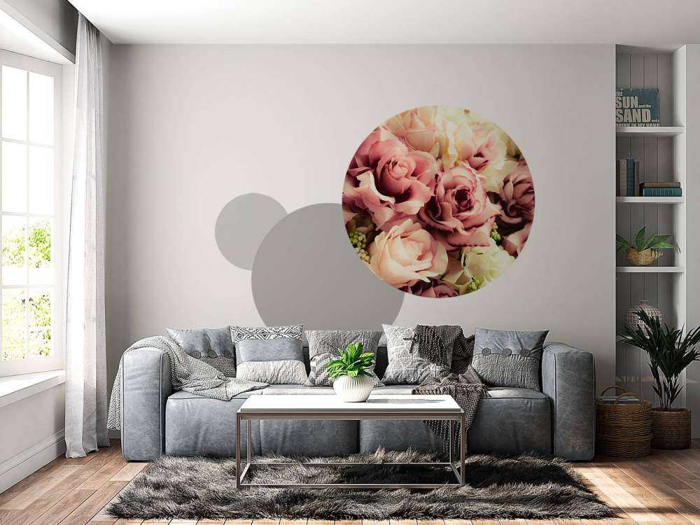 Gekleurde rozen boeket