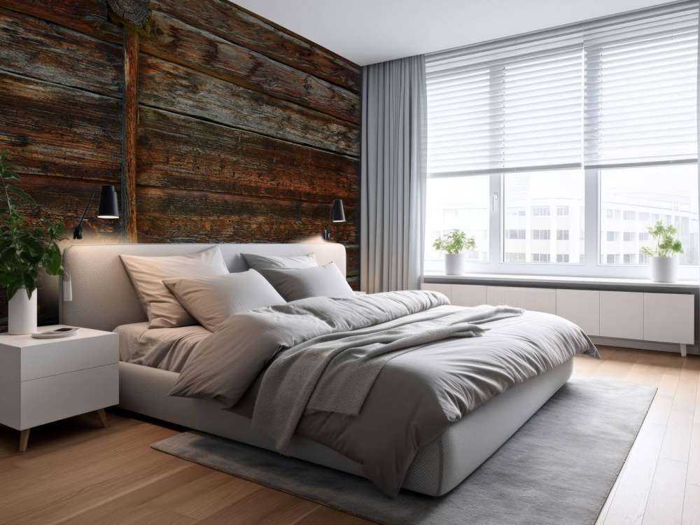 Oud hout met steunbalk