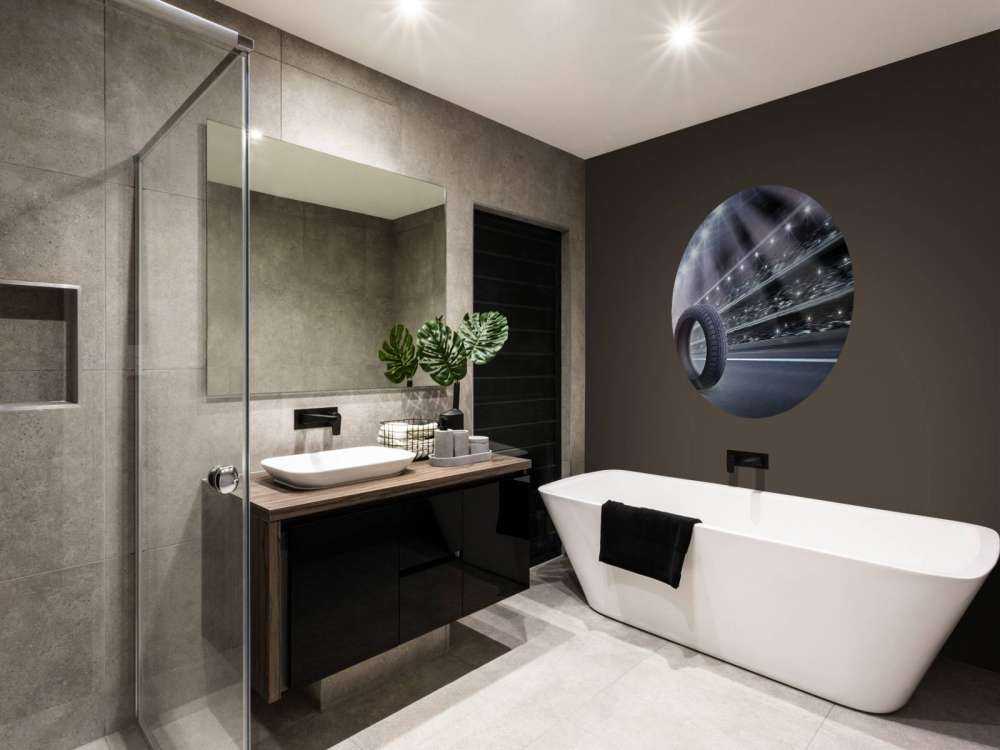 Band op een race circuit