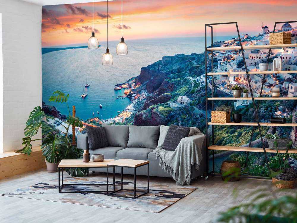 Zonsondergang op Santorini