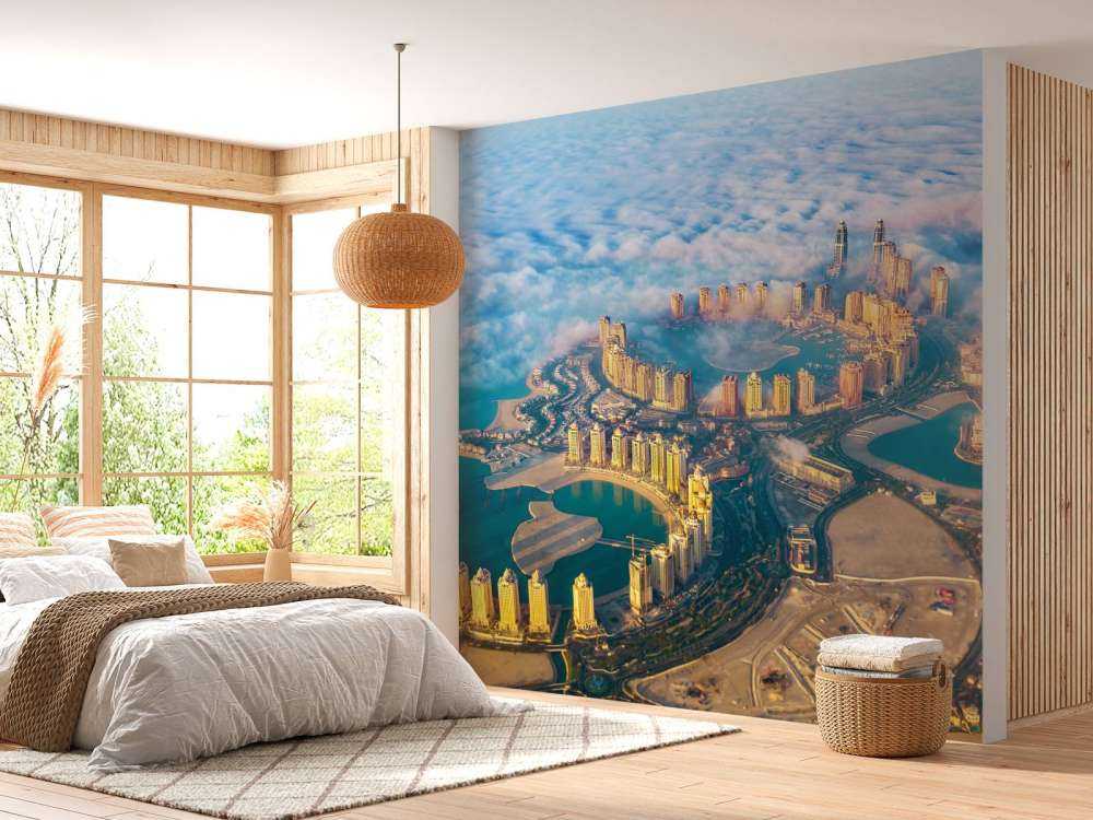 Qatar vanuit de lucht