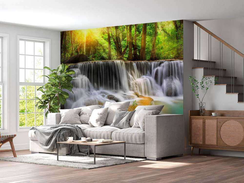 Hemelse waterval in Thailand