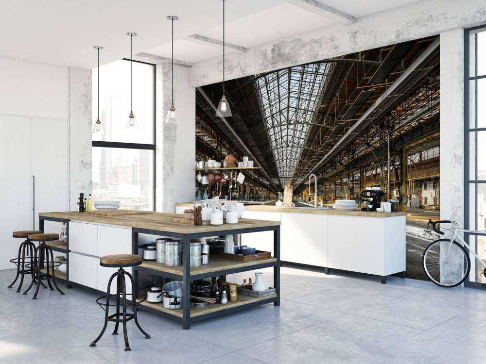 Interieur oud fabrieksgebouw