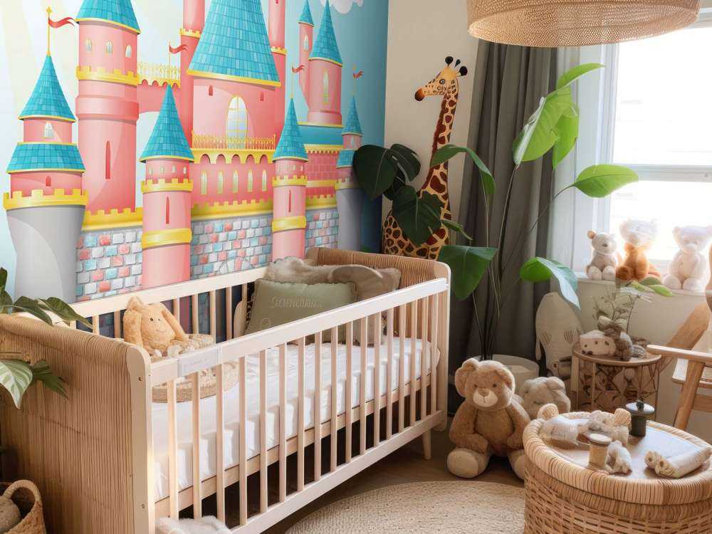 Roze sprookjeskasteel