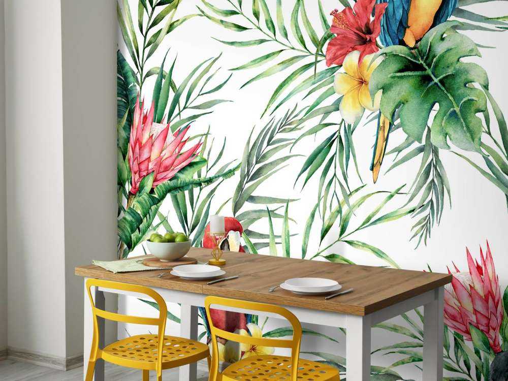 Exotische vogels print