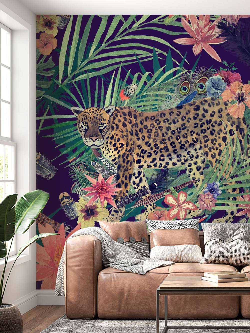 Jungle print met luipaarden