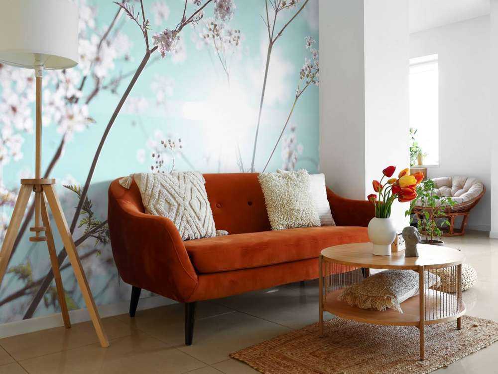 Amandelbloesem in de zon