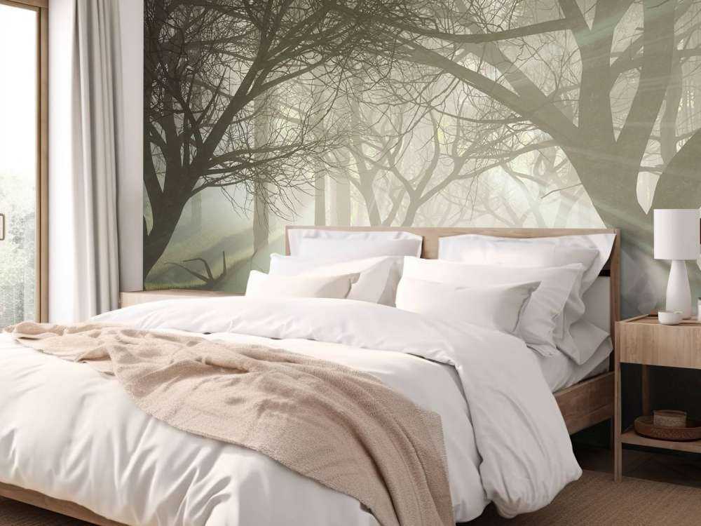 Mysterieus donker bos