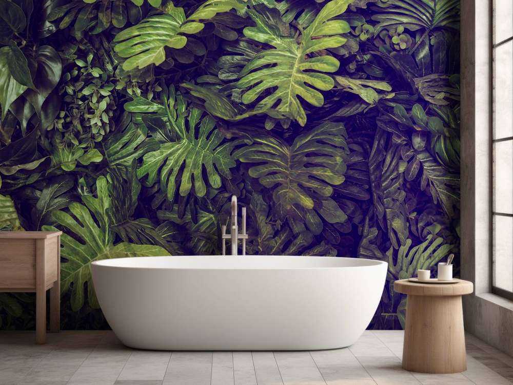 Groene Monstera Bladeren