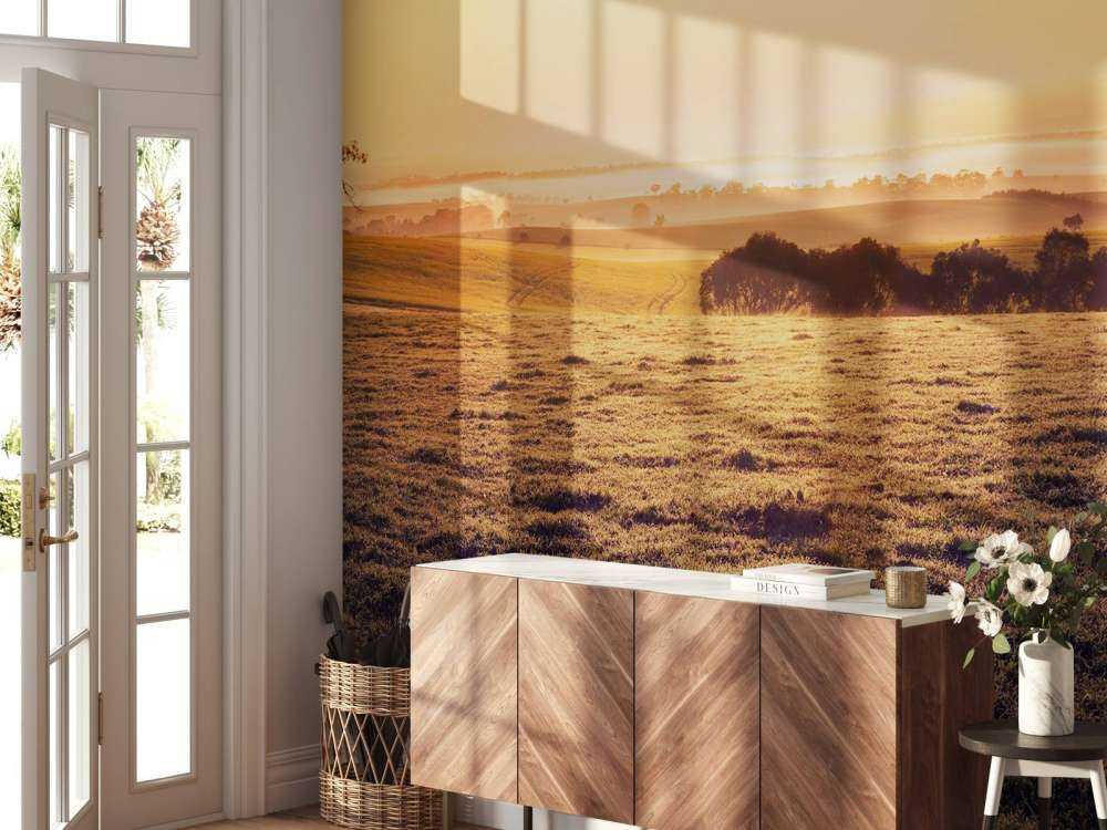 Clare Valley bij zonsondergang