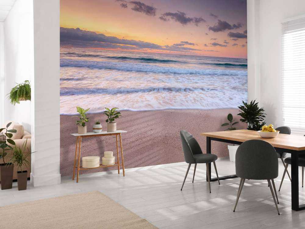 Mooie kleurrijke zonsondergang