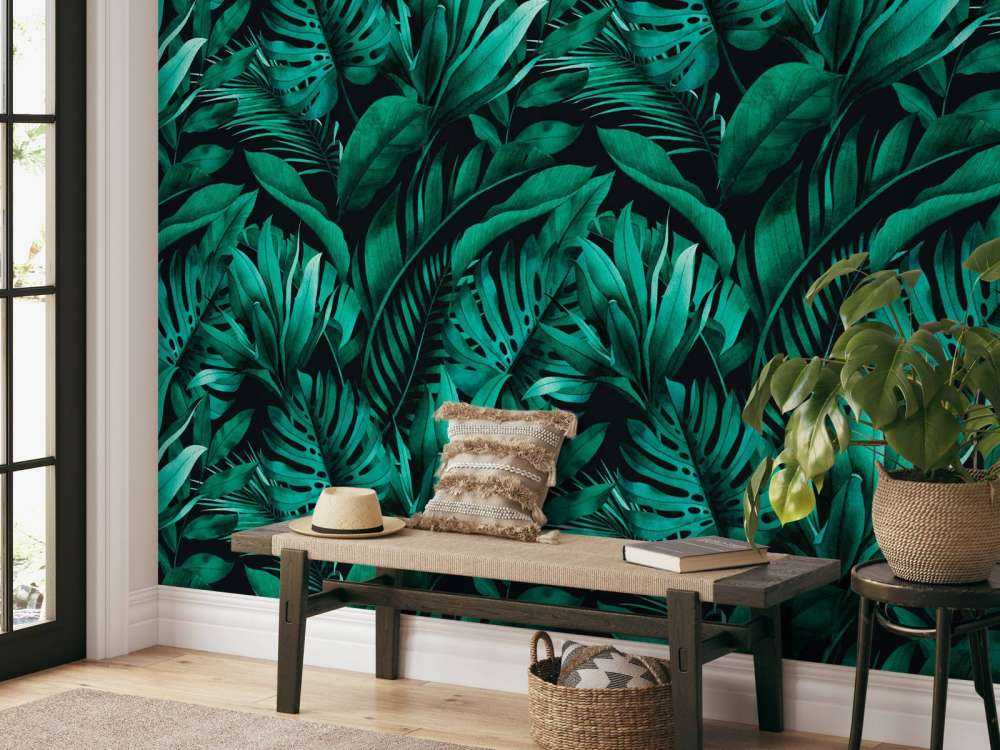 Verschillende groene bladeren