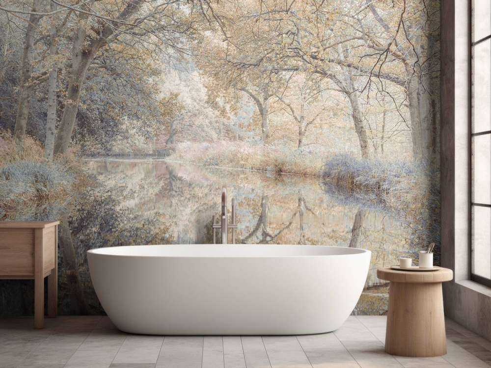 Kanaal in het bos