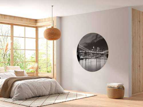 Brooklyn Bridge in zwart-wit