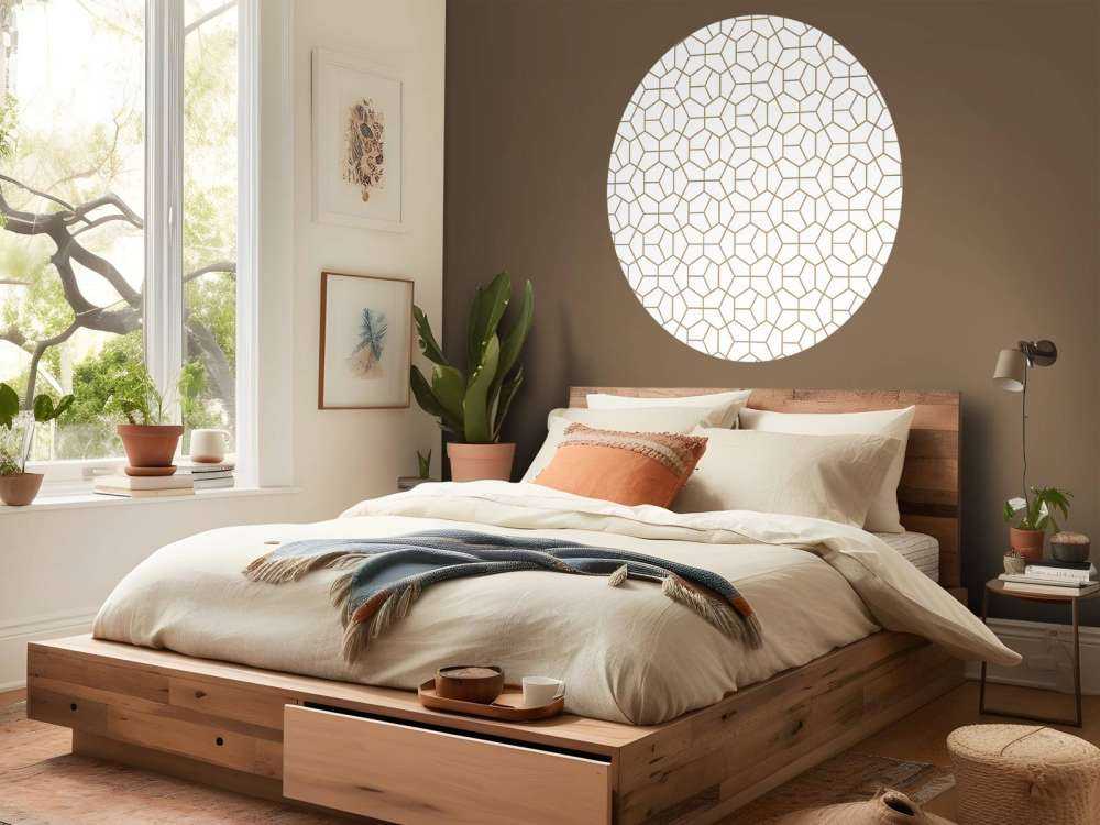 Gouden geometrisch patroon